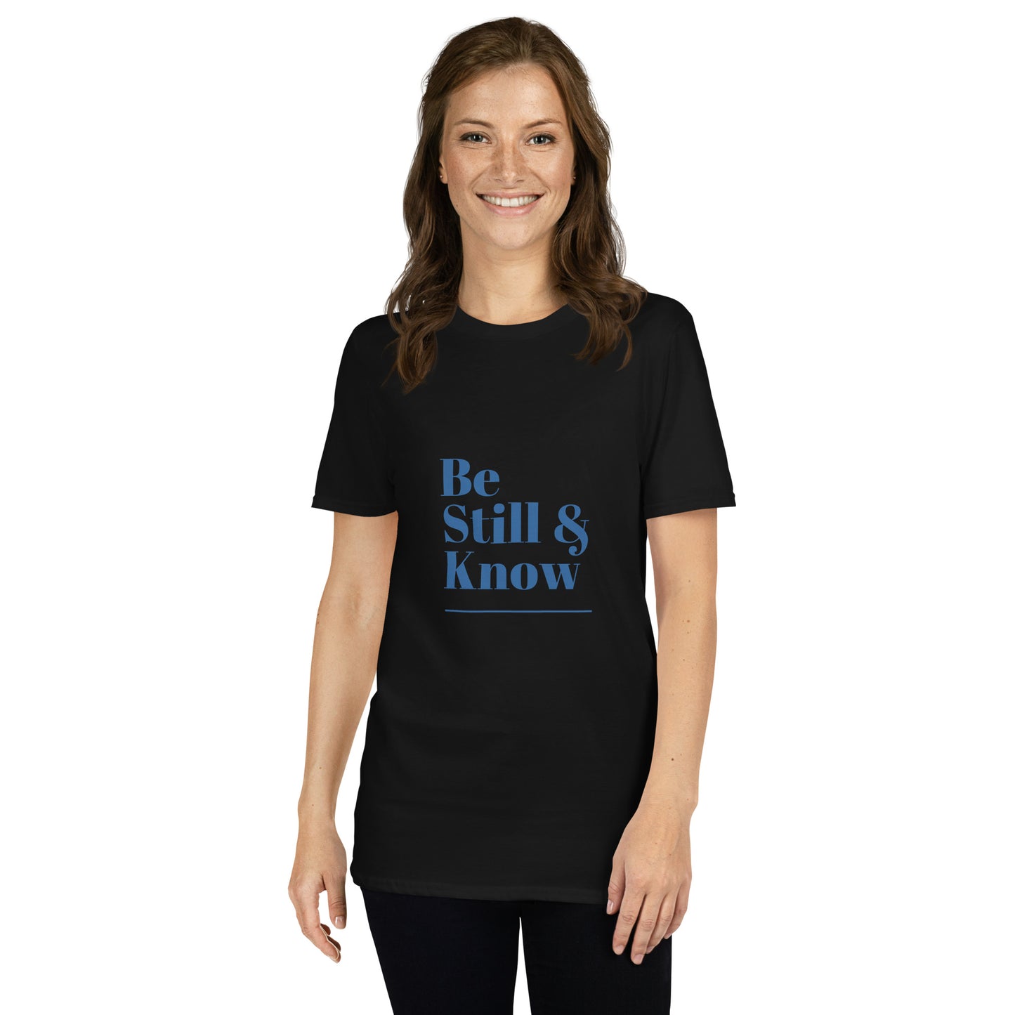 Be Still & Know Short-Sleeve Unisex T-Shirt - Upward Focus