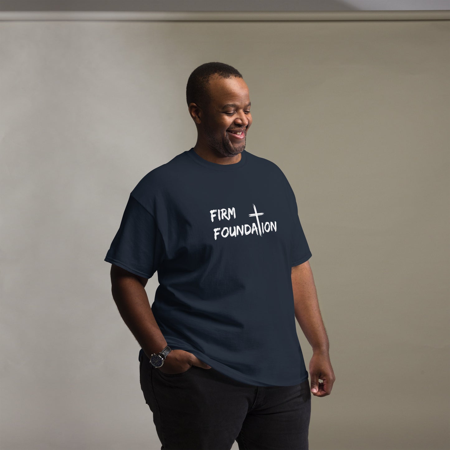 Firm Foundation Unisex Classic Tee - Upward Focus