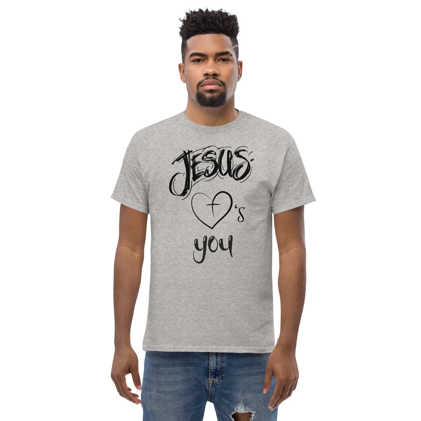 Jesus Loves You Unisex Classic Tee - Upward Focus