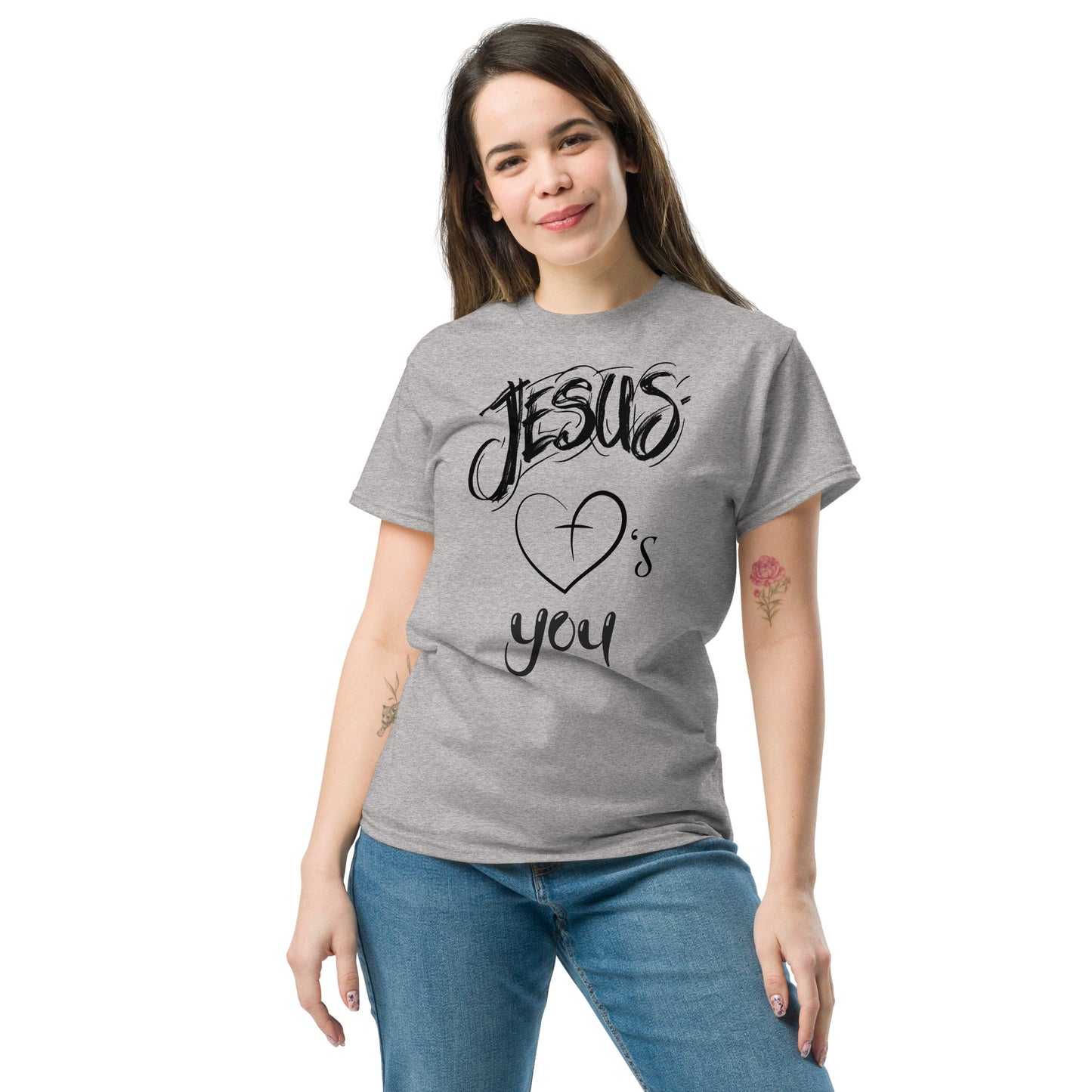 Jesus Loves You Unisex Classic Tee - Upward Focus