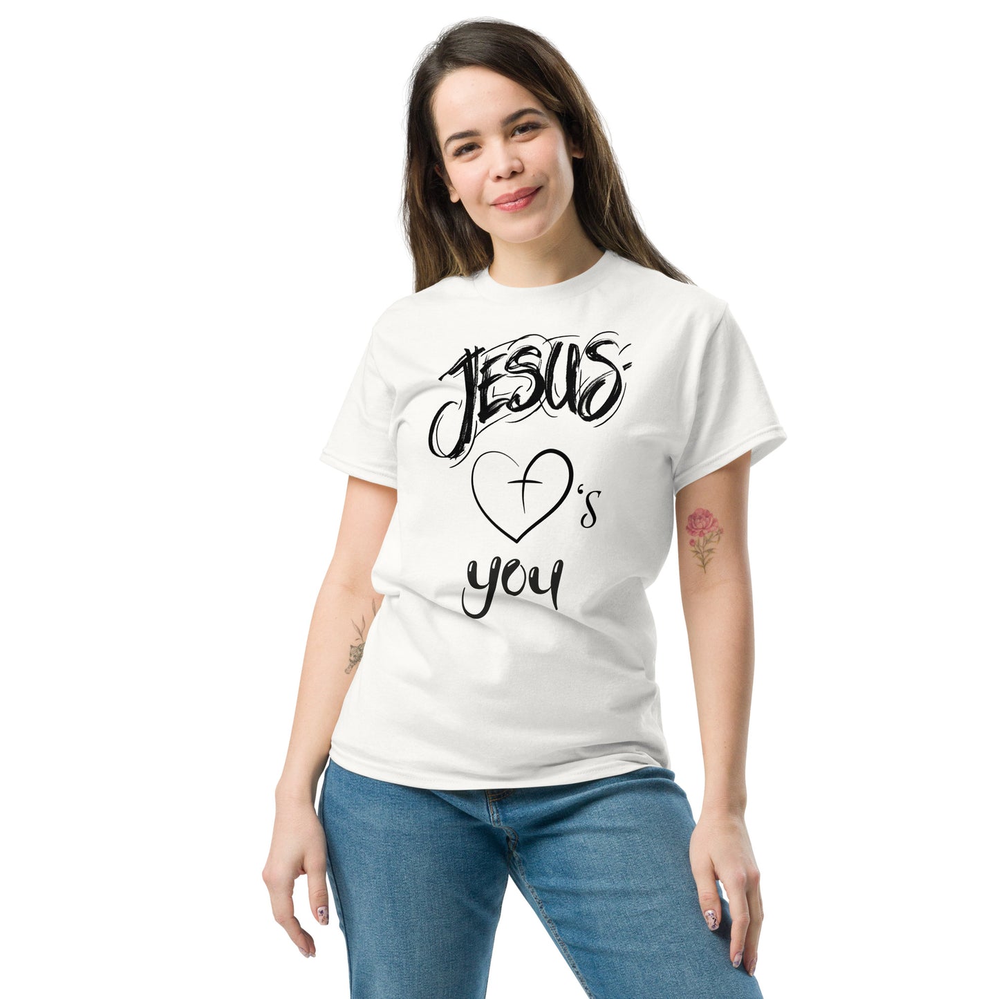 Jesus Loves You Unisex Classic Tee - Upward Focus