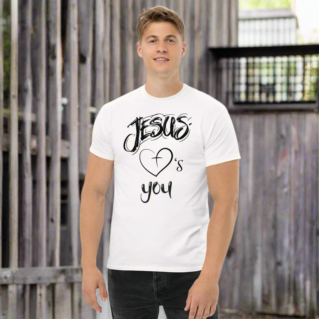 Jesus Loves You Unisex Classic Tee - Upward Focus
