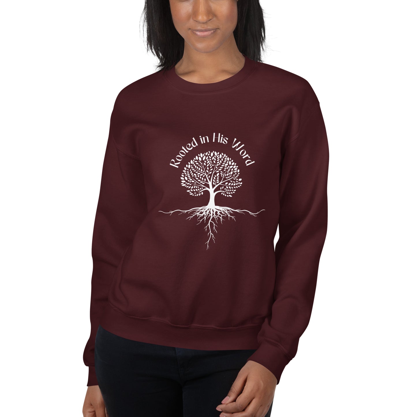 Rooted in His Word Unisex Sweatshirt - Upward Focus