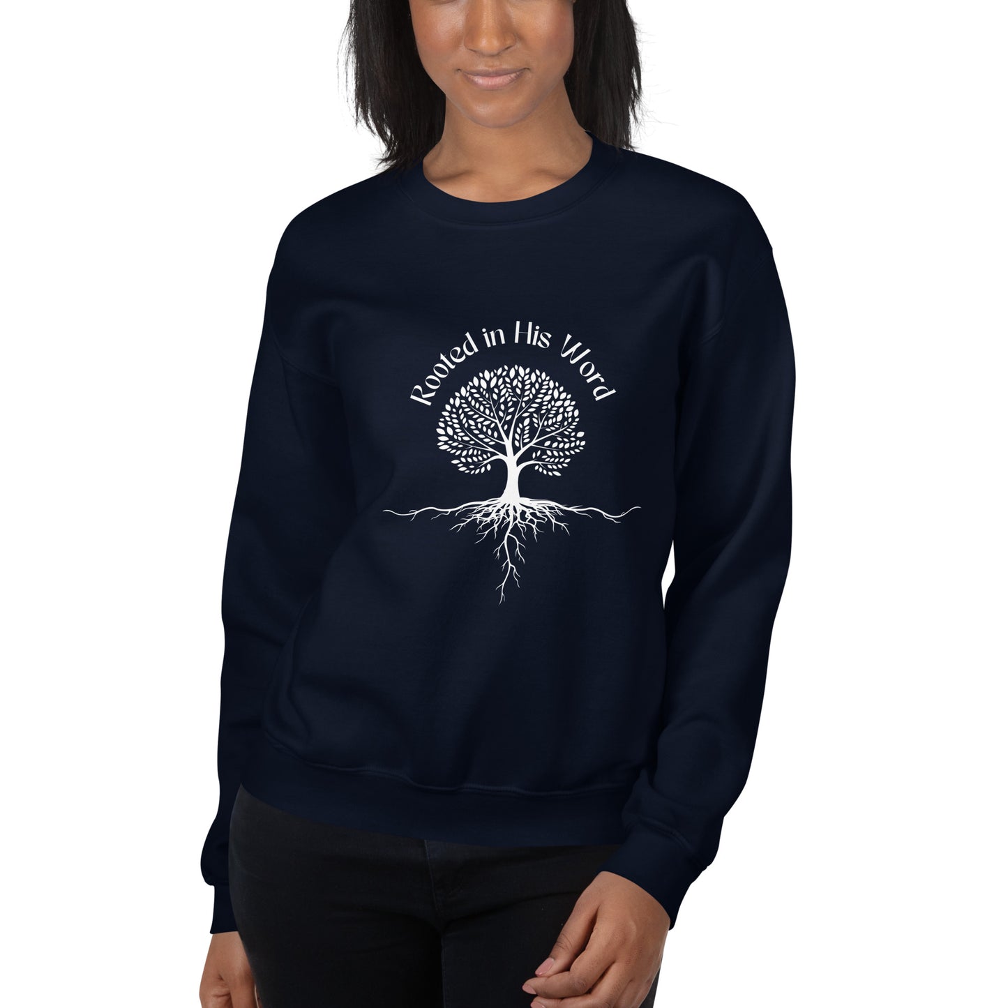 Rooted in His Word Unisex Sweatshirt - Upward Focus