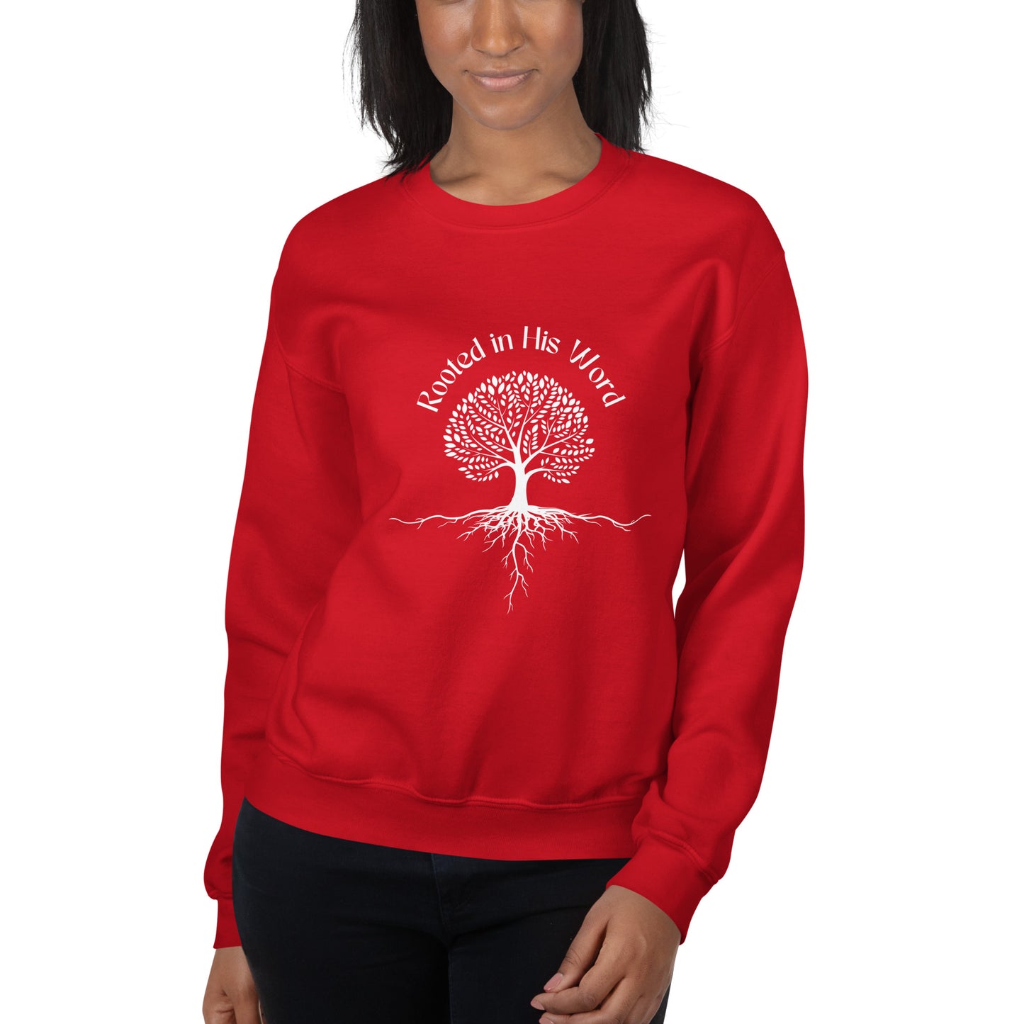 Rooted in His Word Unisex Sweatshirt - Upward Focus