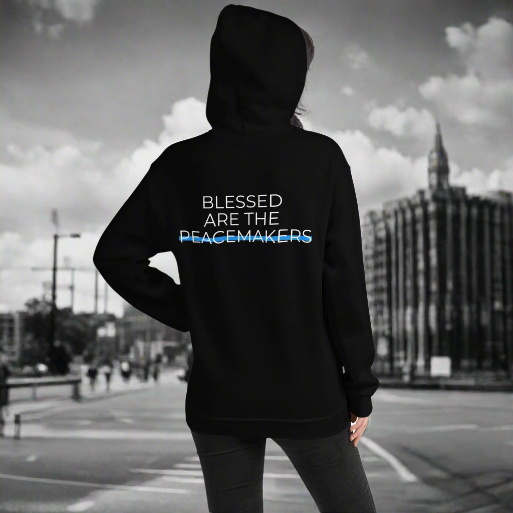 Blessed are the Peacemakers Christian Hoodie for Police/Law Enforcement