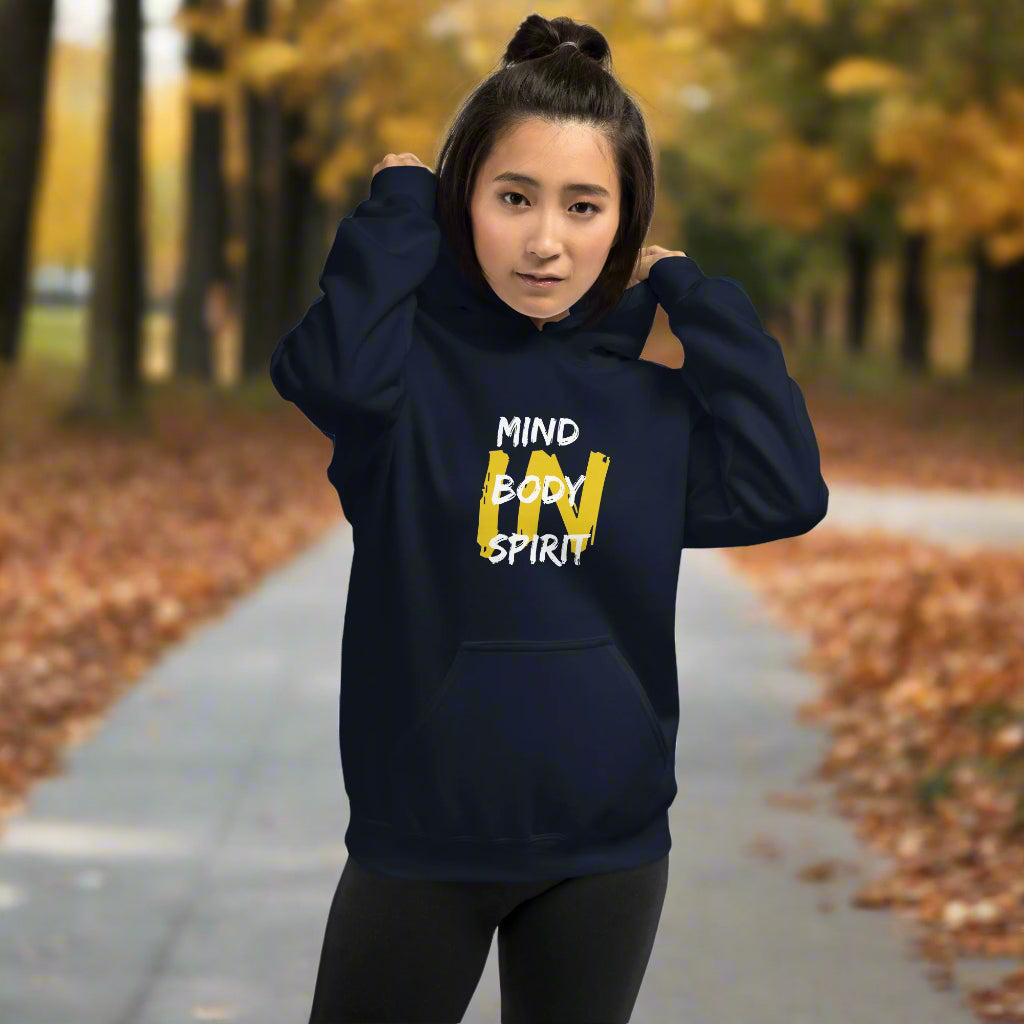 Mind Body Spirit Unisex Hoodie - Upward Focus