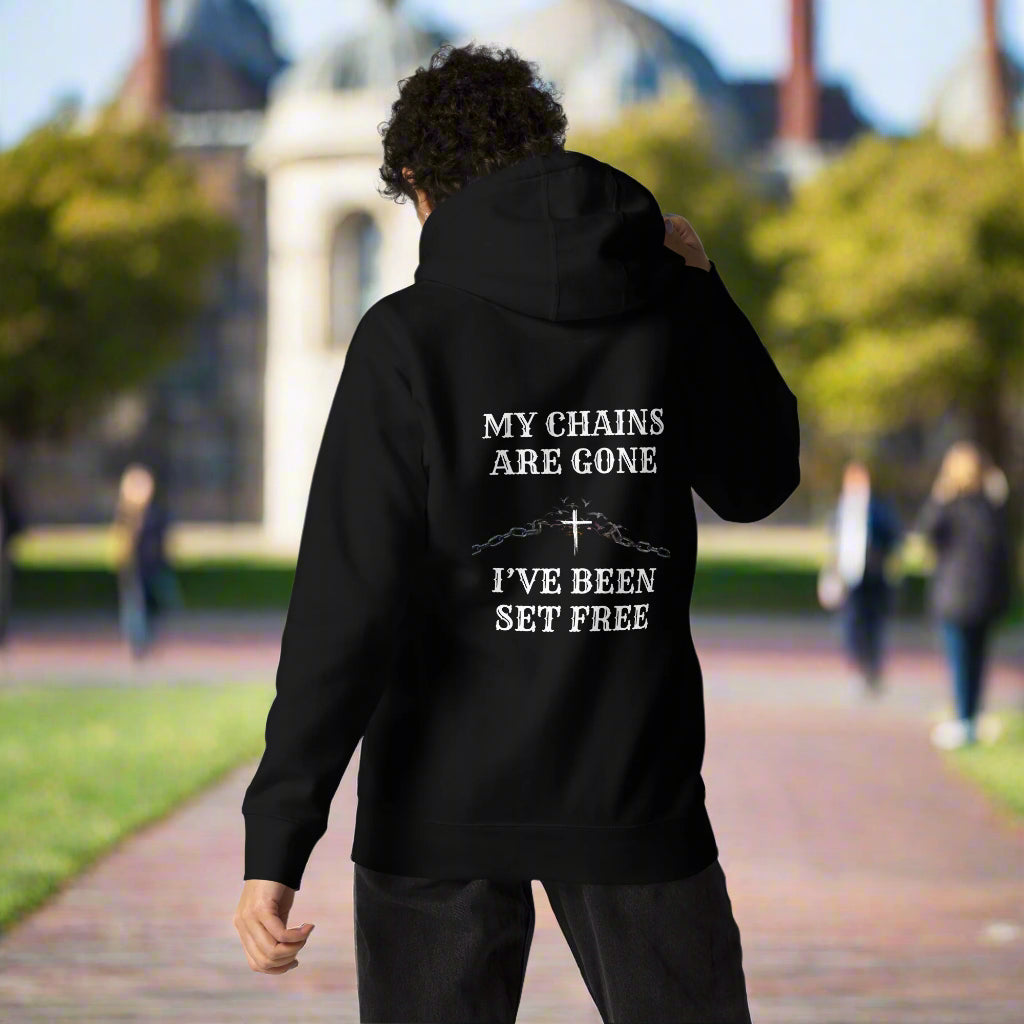 My Chains Are Gone Unisex Hoodie - Upward Focus