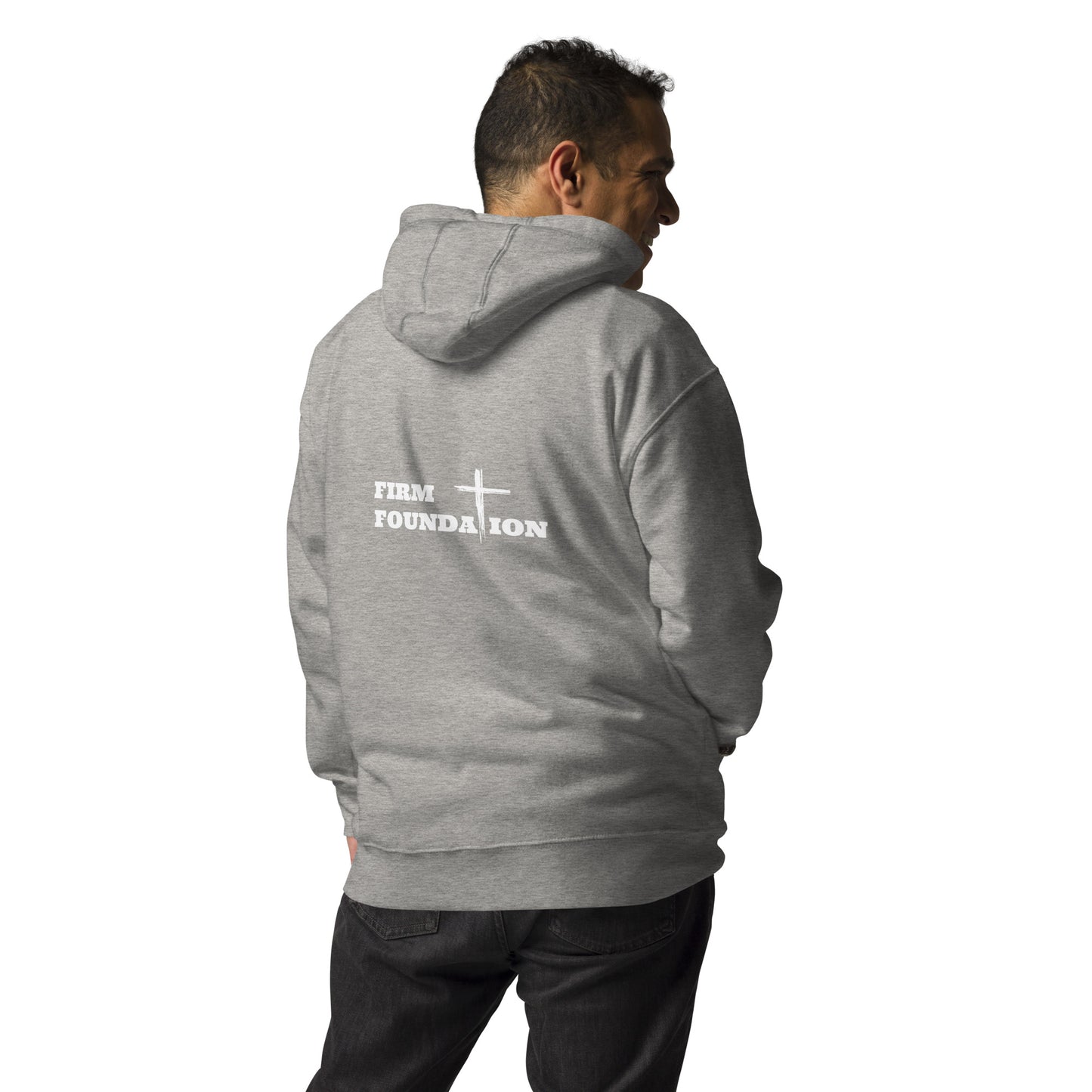 Firm Foundation Unisex Hoodie - Upward Focus