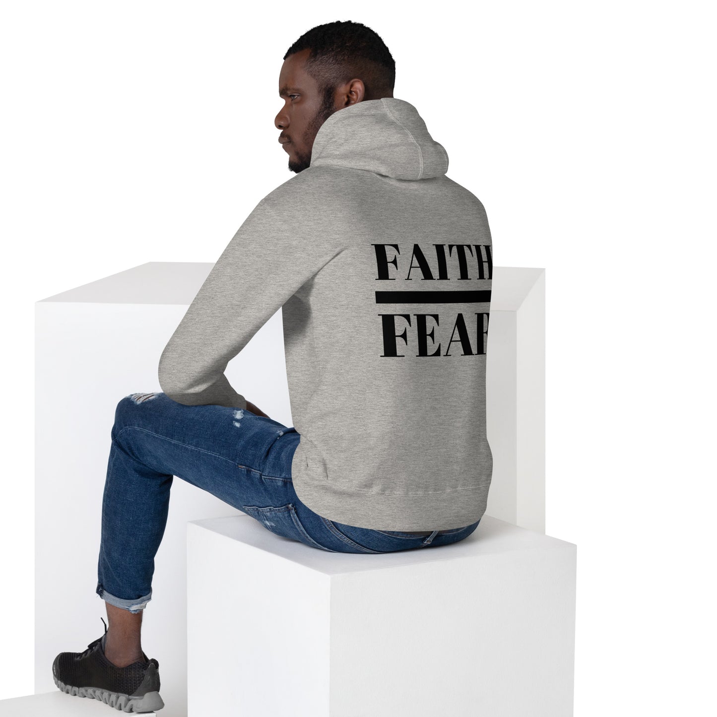 Faith Over Fear Unisex Hoodie - Upward Focus