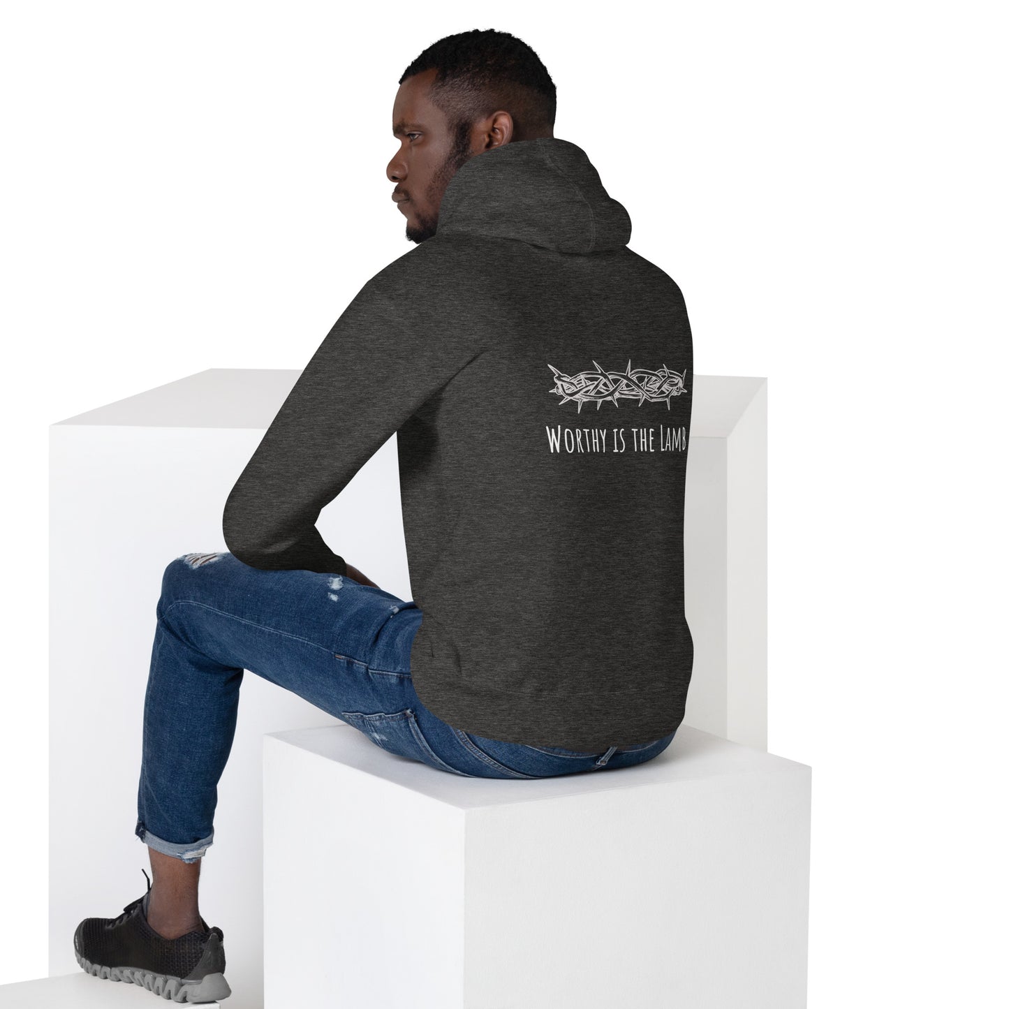Worthy Is the Lamb Unisex Hoodie - Upward Focus