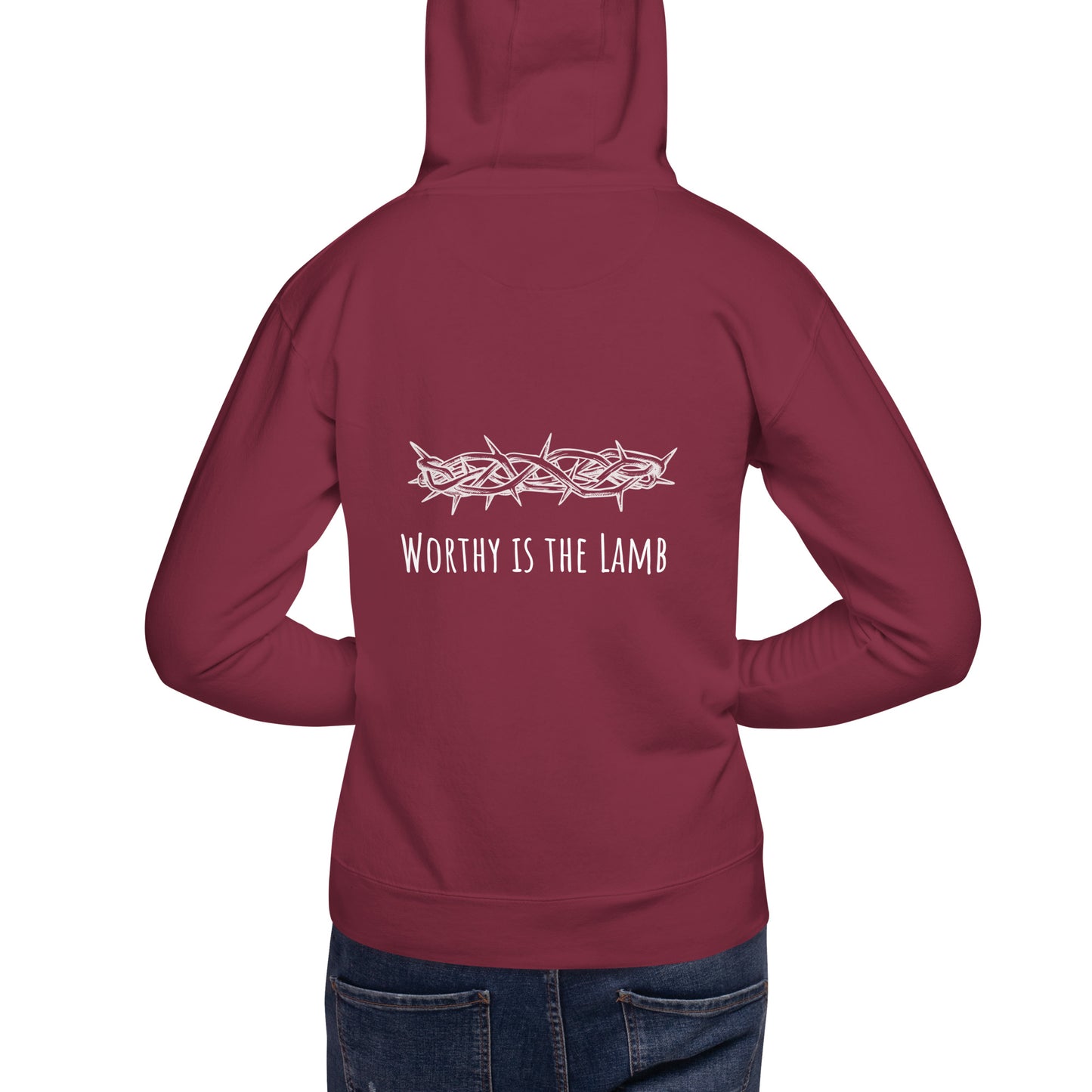 Worthy Is the Lamb Unisex Hoodie - Upward Focus