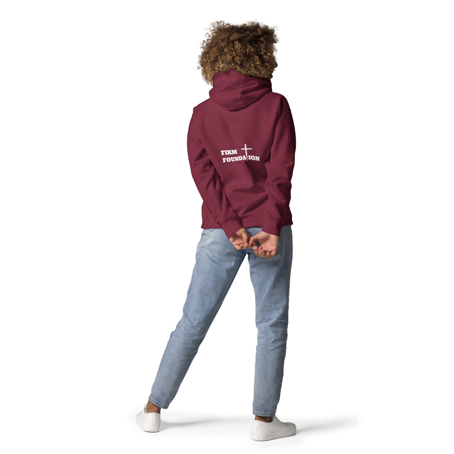 Firm Foundation Unisex Hoodie - Upward Focus