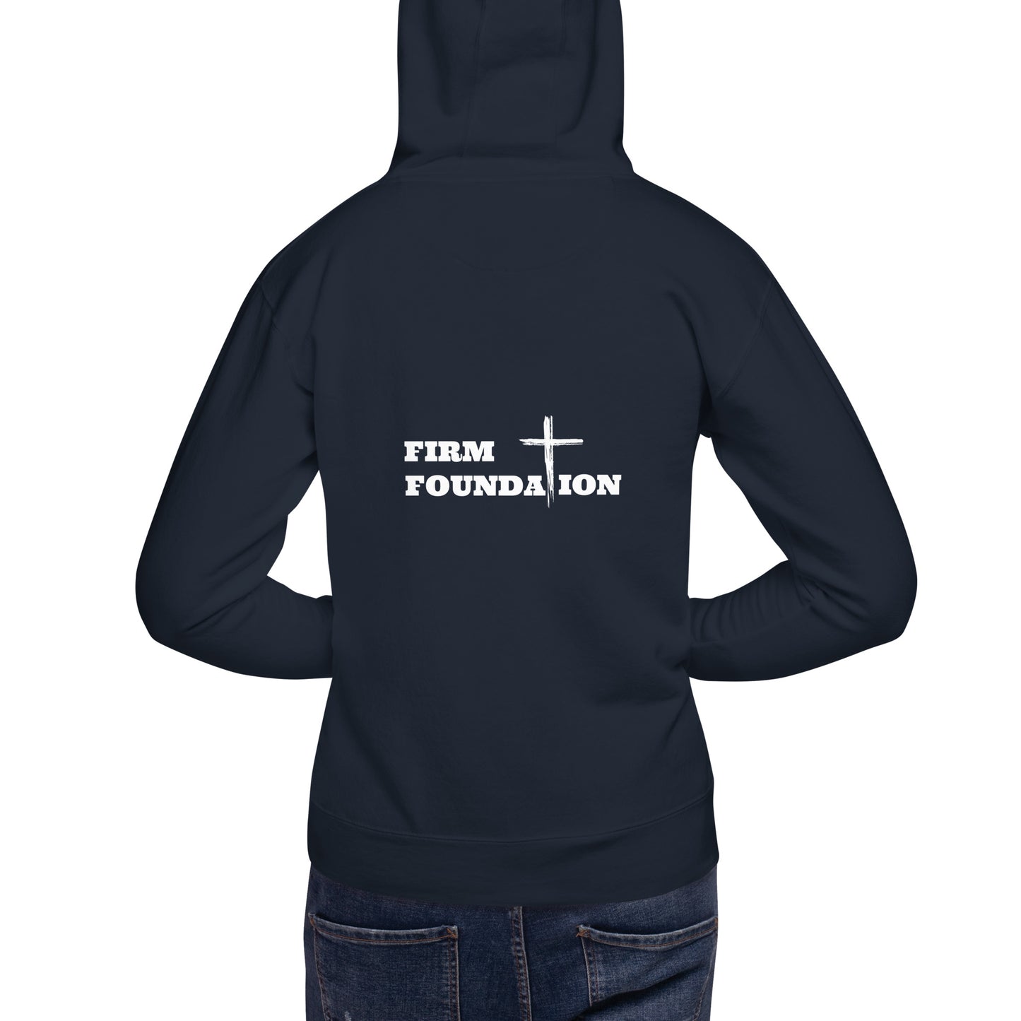 Firm Foundation Unisex Hoodie - Upward Focus