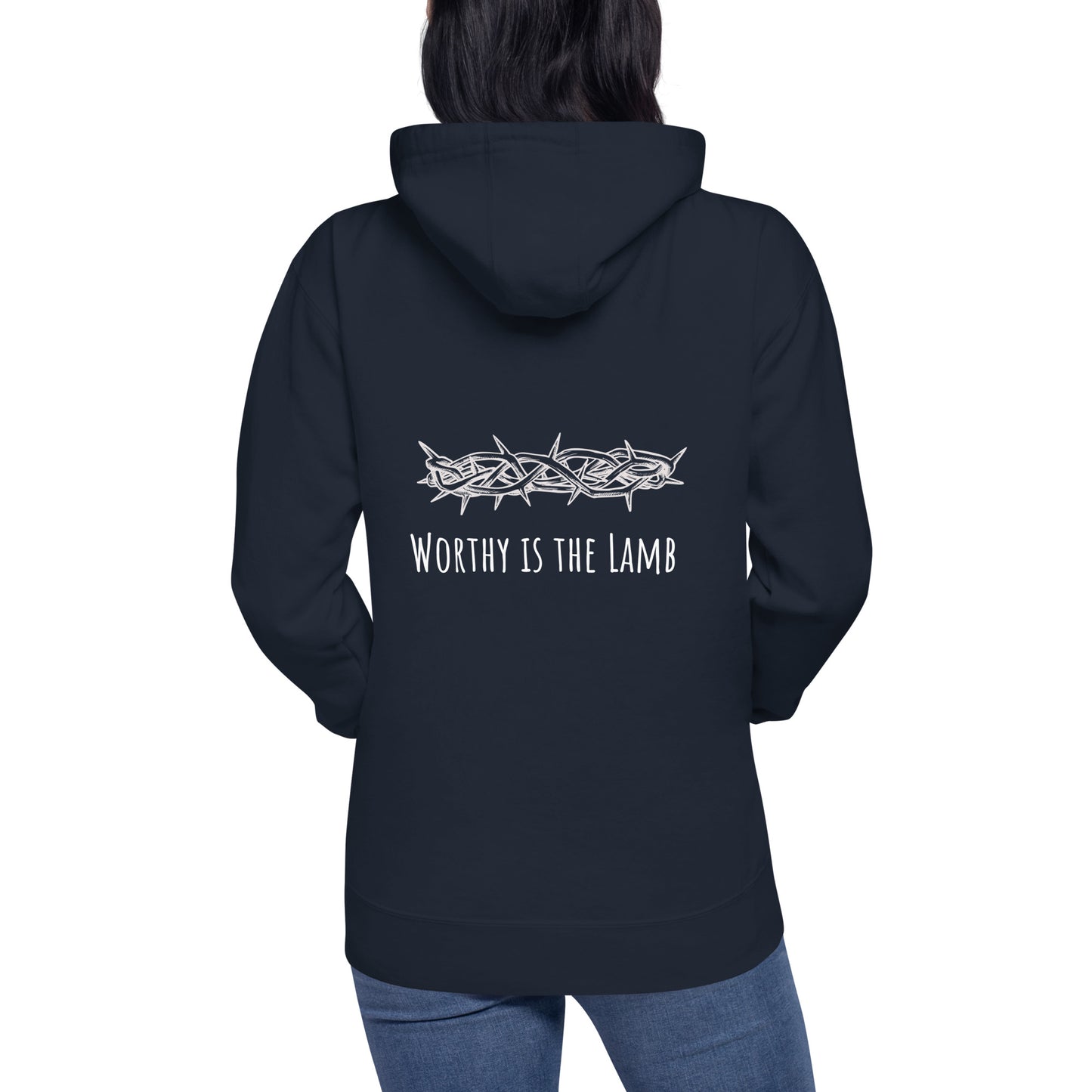 Worthy Is the Lamb Unisex Hoodie - Upward Focus