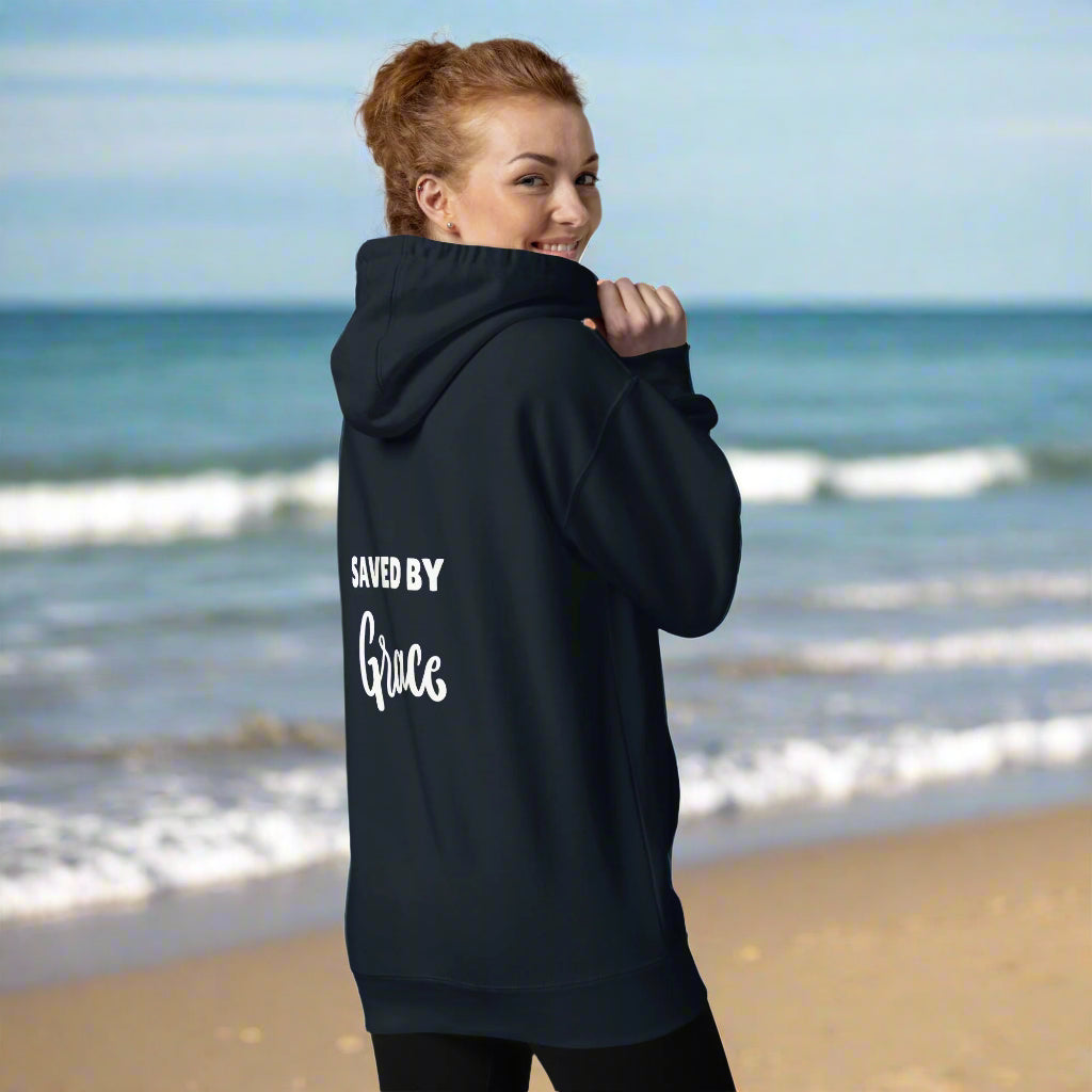 Amazing Grace, We are Saved by God's grace. A gift of Salvation, Christian Ephesians 2:8-9 Hoodie