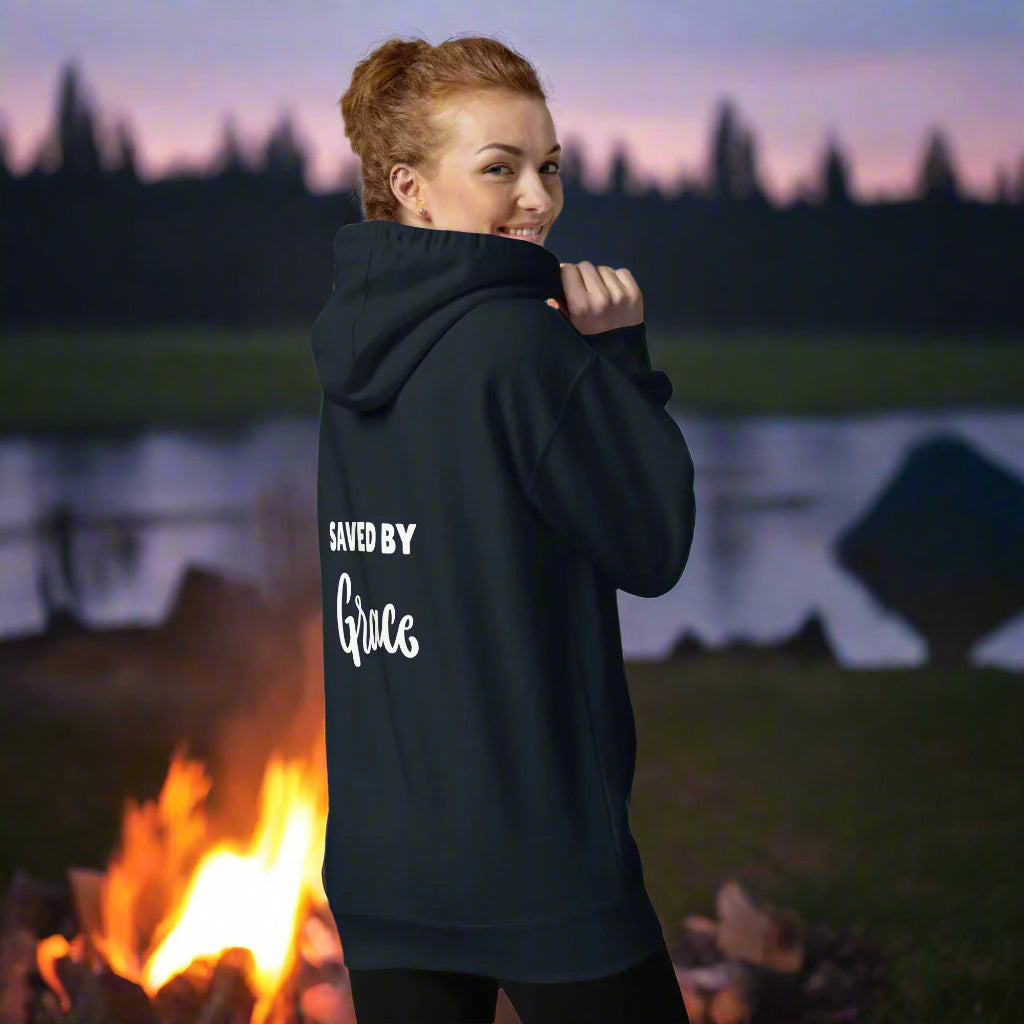 Amazing Grace, We are Saved by God's grace. A gift of Salvation, Christian Ephesians 2:8-9 Hoodie