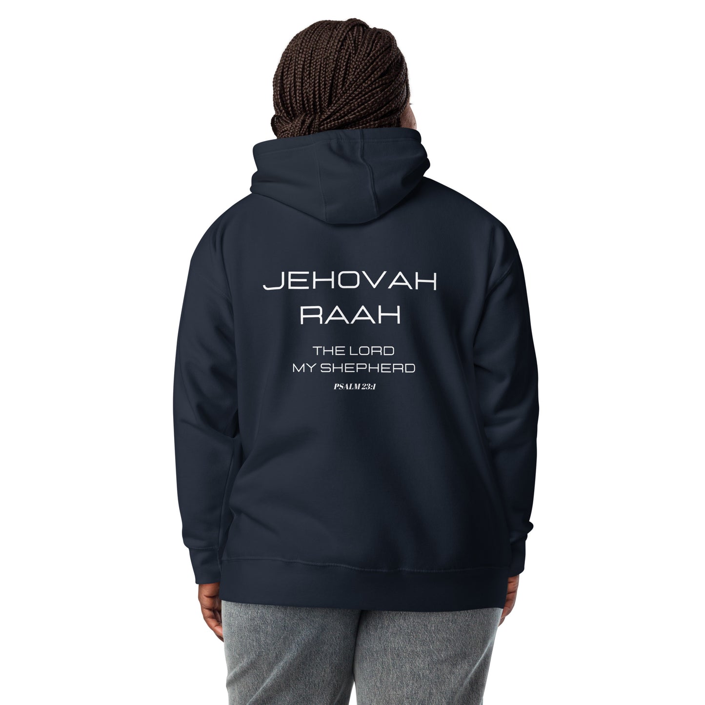 Jehovah Raah Unisex Hoodie - Upward Focus