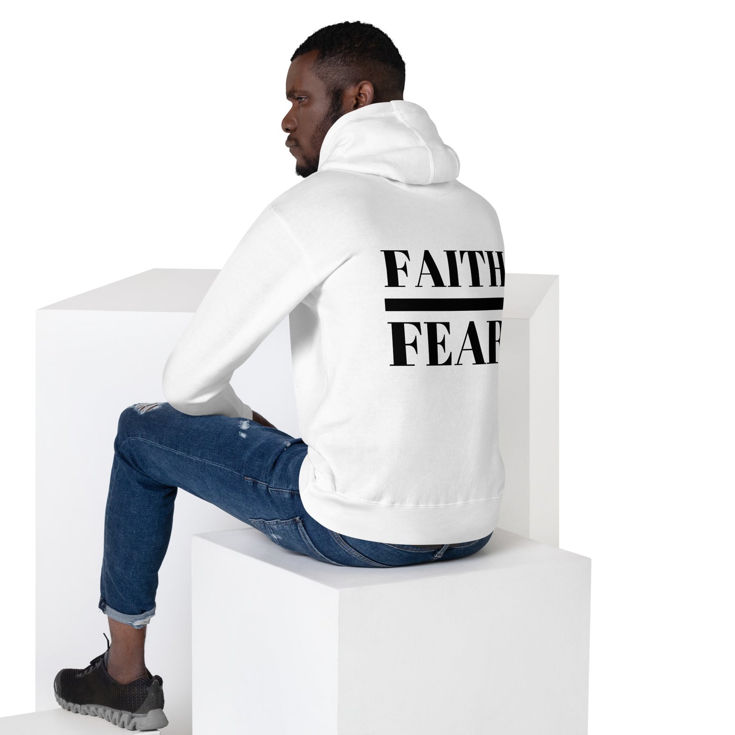Faith Over Fear Unisex Hoodie - Upward Focus
