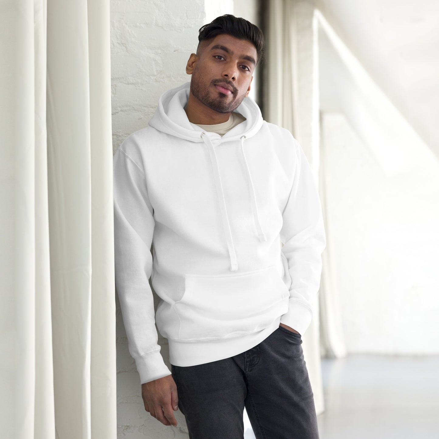 I Have Decided to Follow Jesus Unisex Hoodie (White/Grey) - Upward Focus