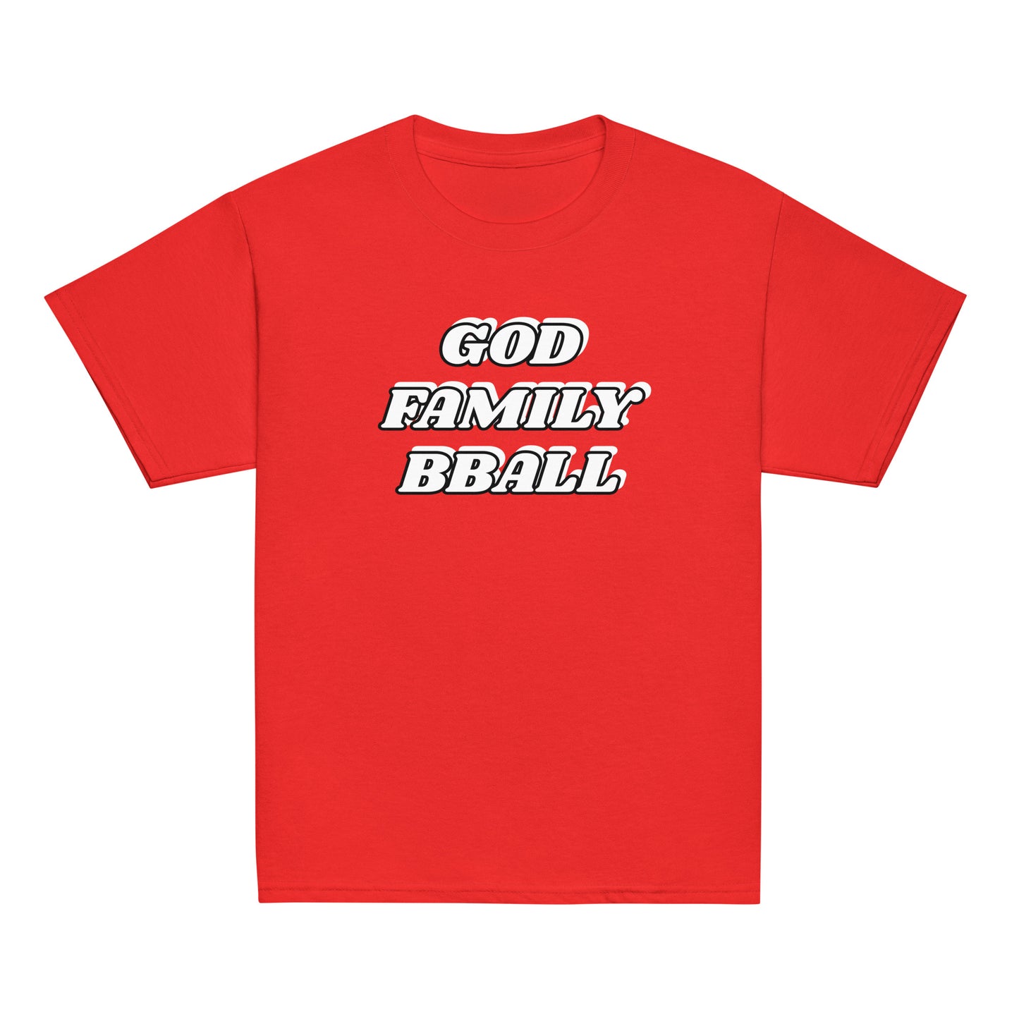 God Family BBall Youth Classic Tee - Upward Focus