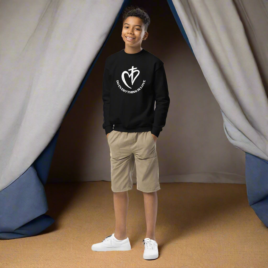 Do Everything in Love Youth Sweatshirt