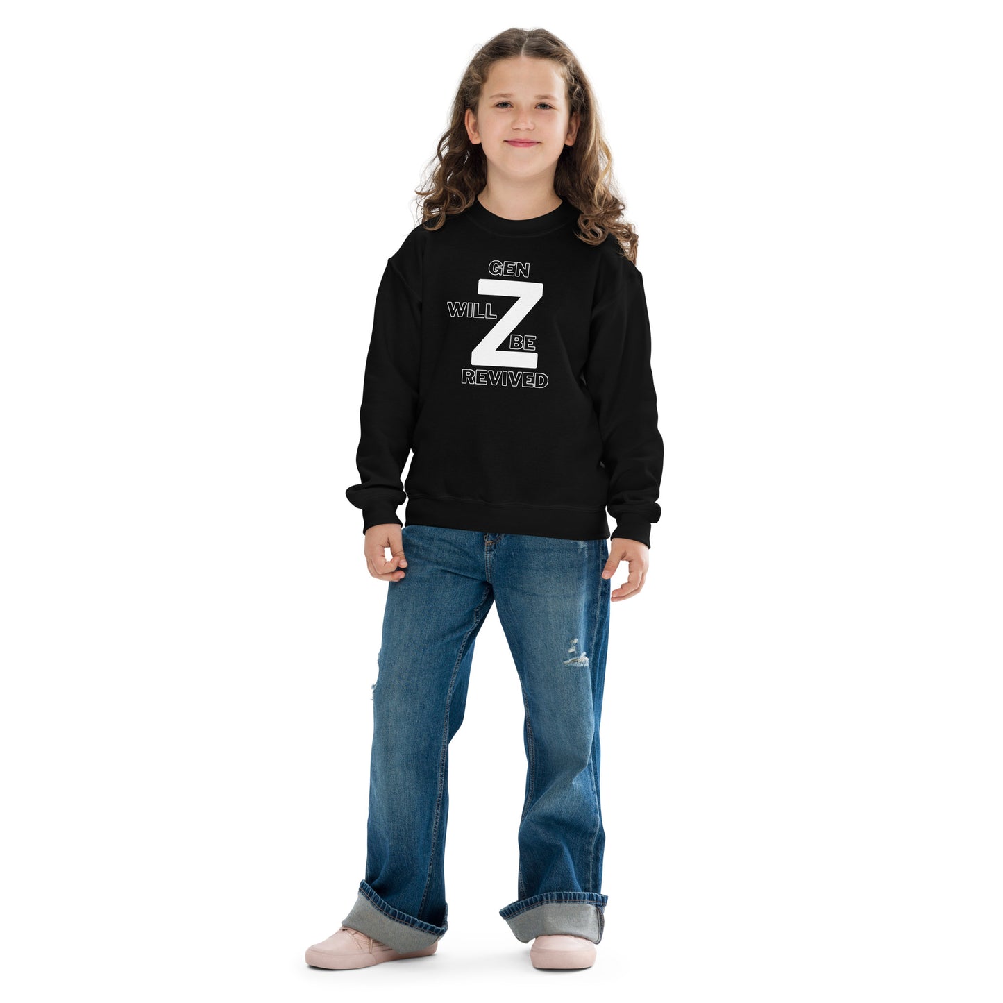 Gen Z Will Be Revived Youth Crewneck Sweatshirt - Upward Focus