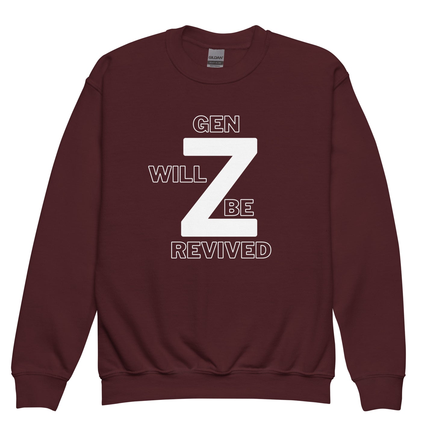 Gen Z Will Be Revived Youth Crewneck Sweatshirt - Upward Focus