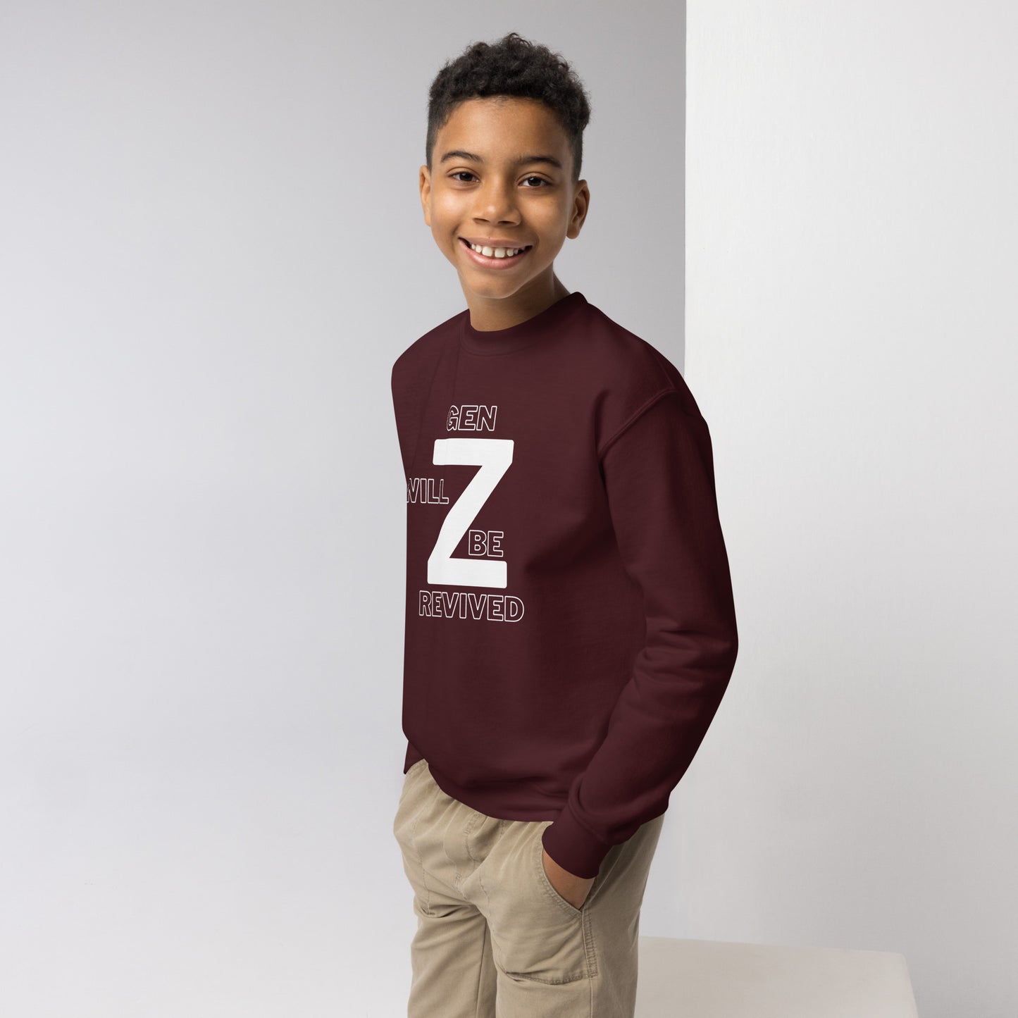 Gen Z Will Be Revived Youth Crewneck Sweatshirt - Upward Focus