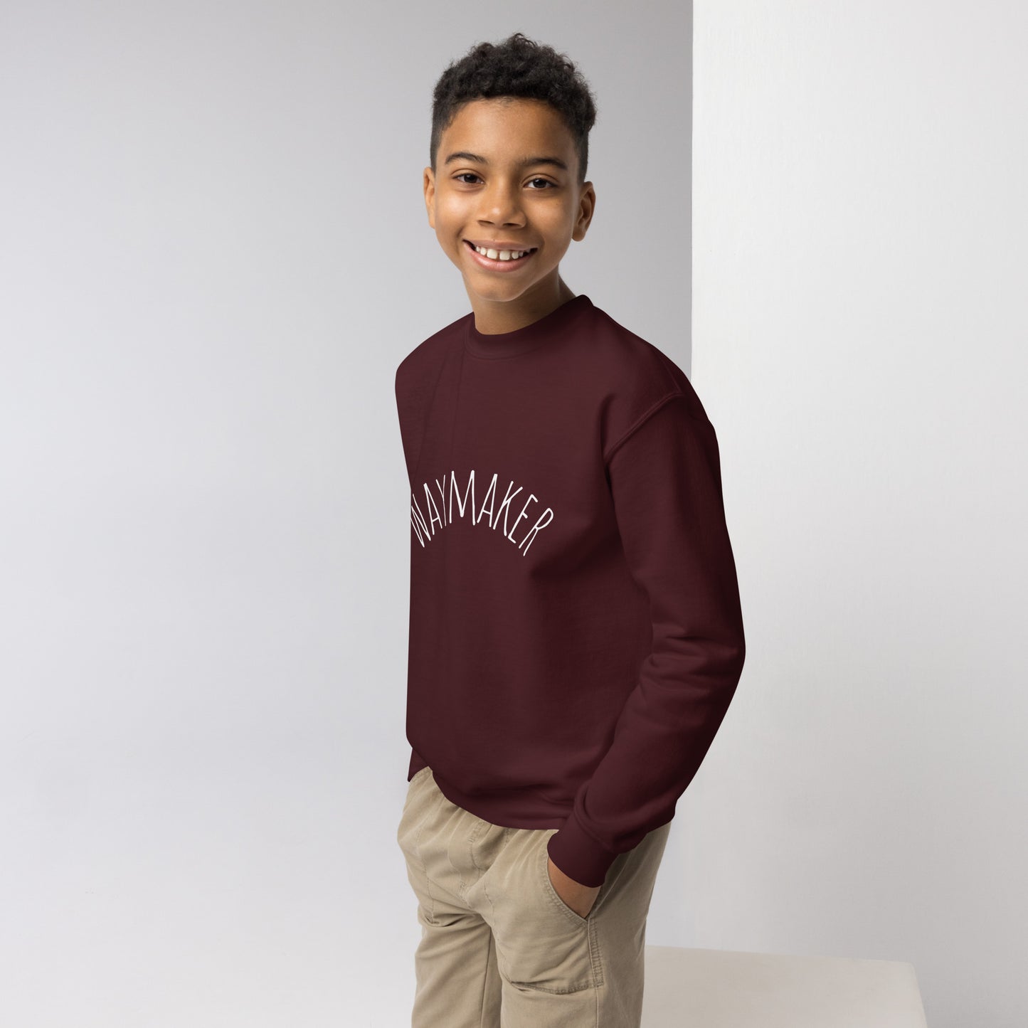 Way Maker Youth Crewneck Sweatshirt - Upward Focus