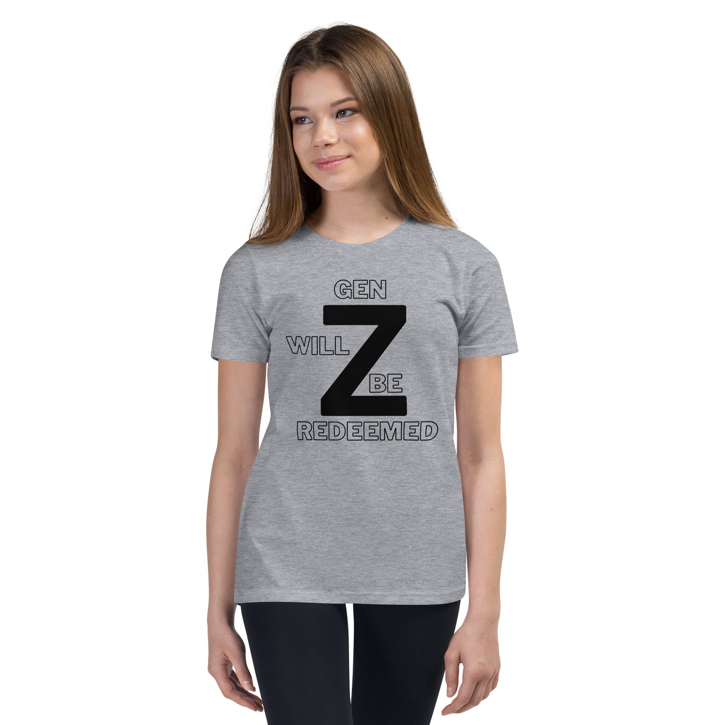 Gen Z Will Be Redeemed Youth Short Sleeve T-Shirt - Upward Focus