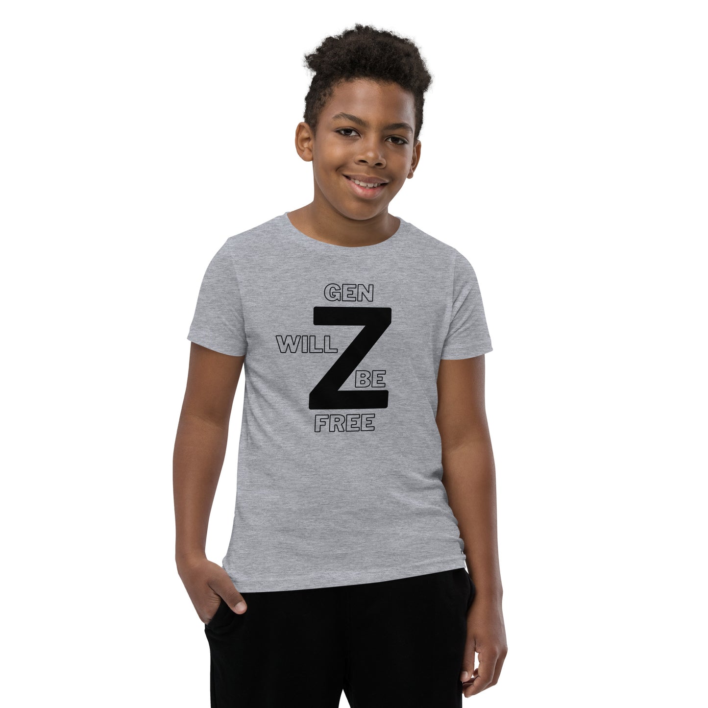 Gen Z Will Be Free Youth Short Sleeve T-Shirt - Upward Focus