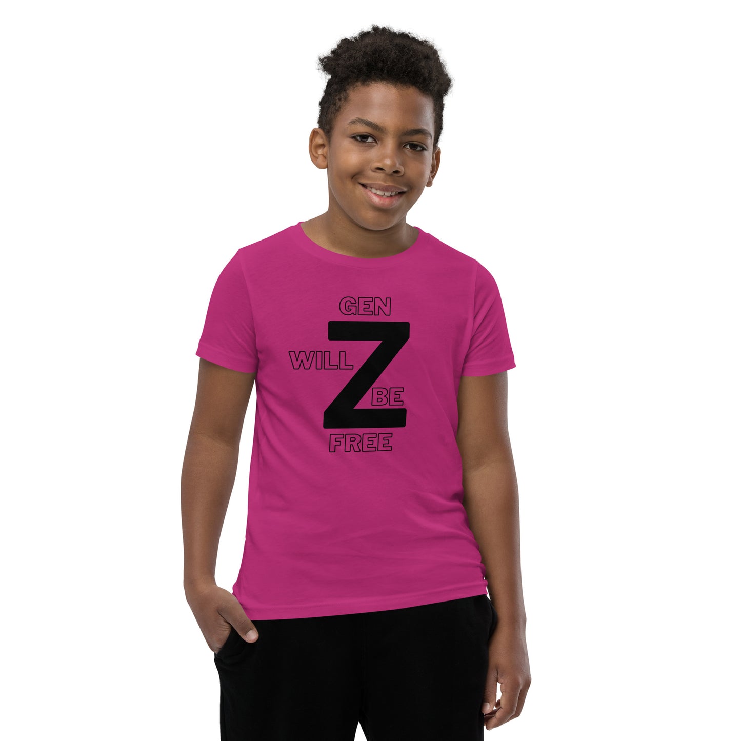 Gen Z Will Be Free Youth Short Sleeve T-Shirt - Upward Focus