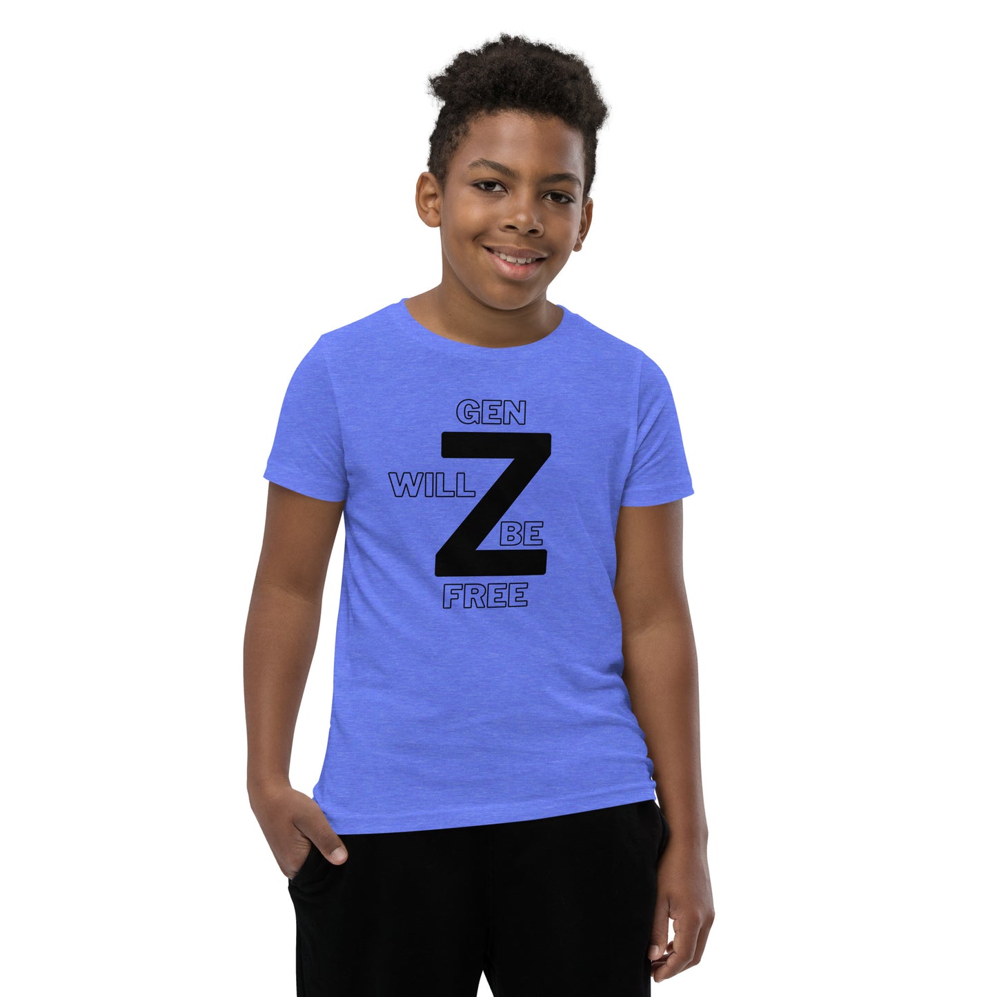 Gen Z Will Be Free Youth Short Sleeve T-Shirt - Upward Focus
