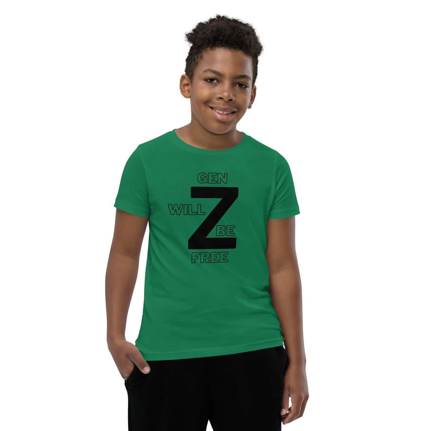 Gen Z Will Be Free Youth Short Sleeve T-Shirt - Upward Focus