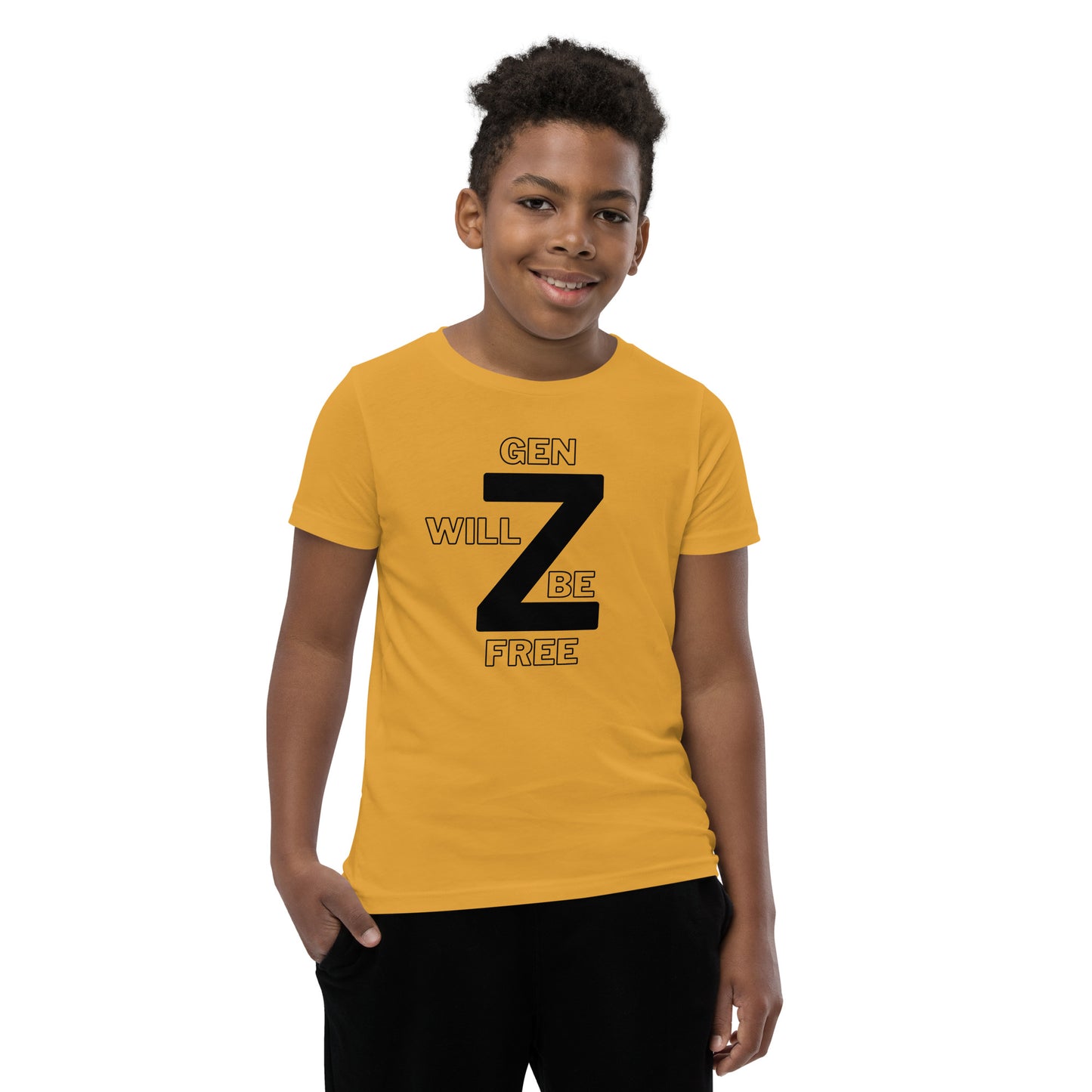 Gen Z Will Be Free Youth Short Sleeve T-Shirt - Upward Focus