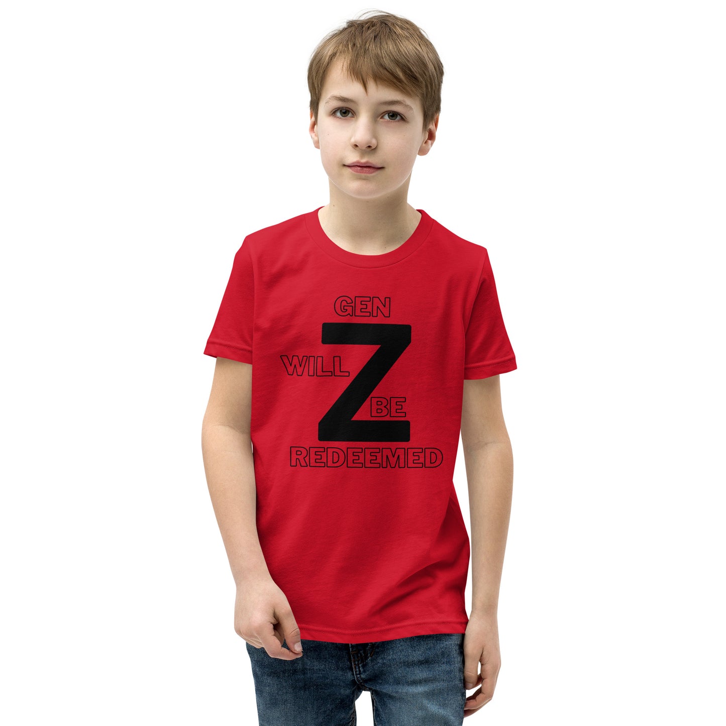Gen Z Will Be Redeemed Youth Short Sleeve T-Shirt - Upward Focus