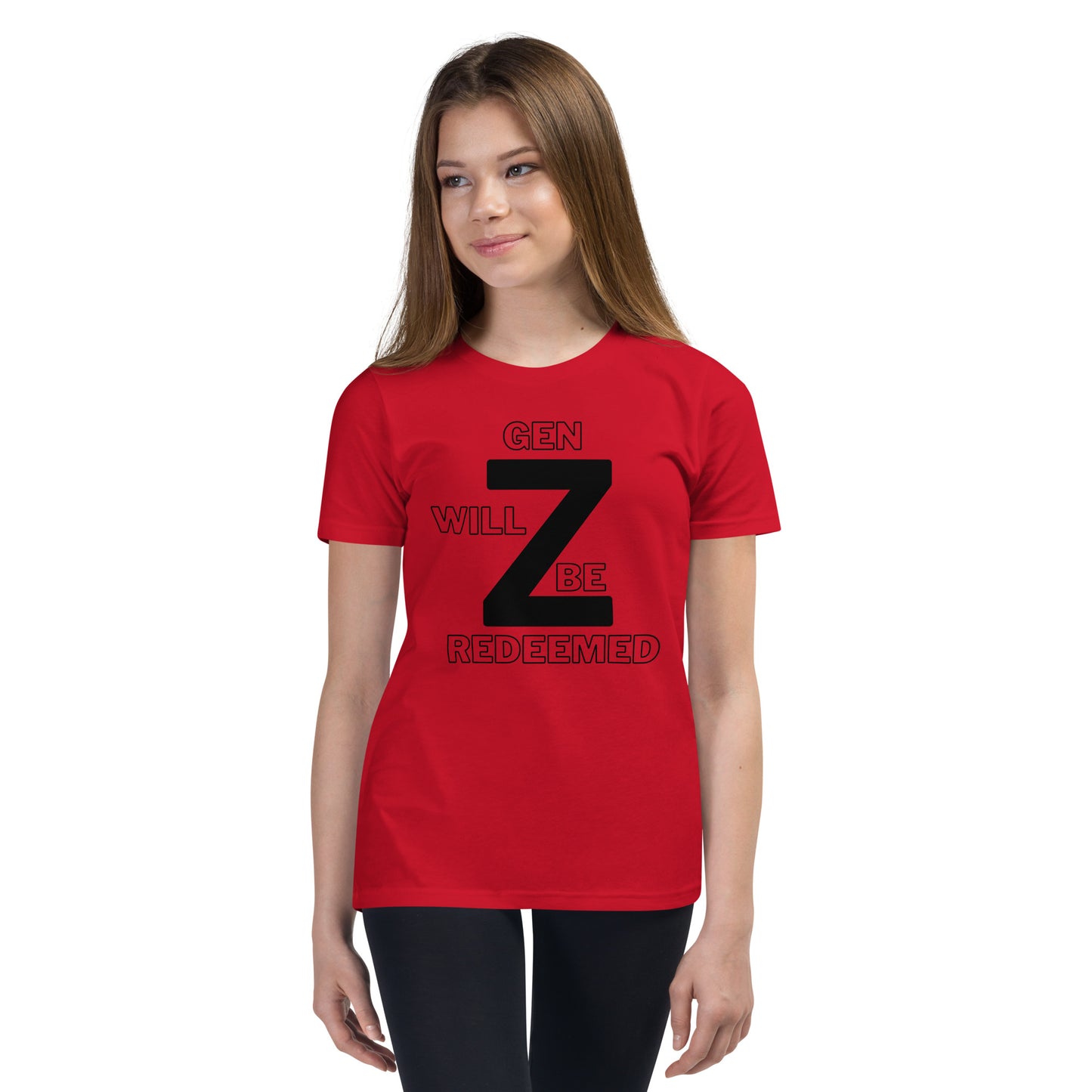 Gen Z Will Be Redeemed Youth Short Sleeve T-Shirt - Upward Focus