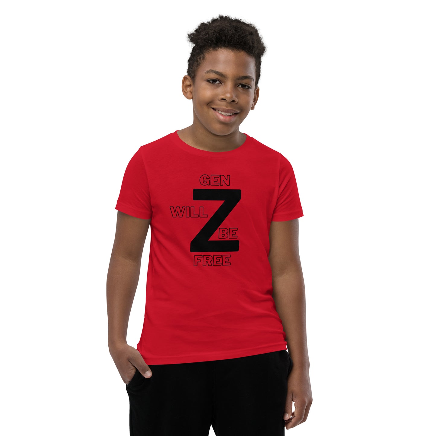 Gen Z Will Be Free Youth Short Sleeve T-Shirt - Upward Focus