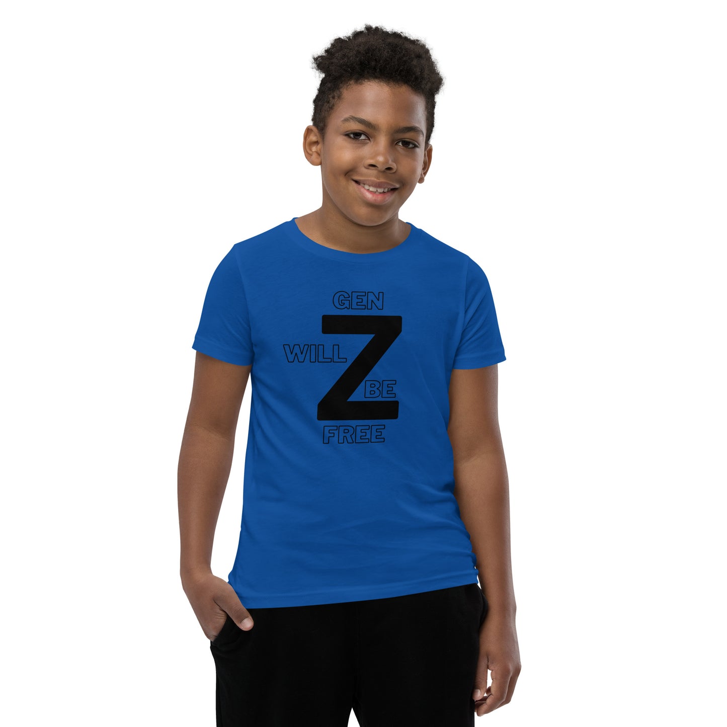 Gen Z Will Be Free Youth Short Sleeve T-Shirt - Upward Focus