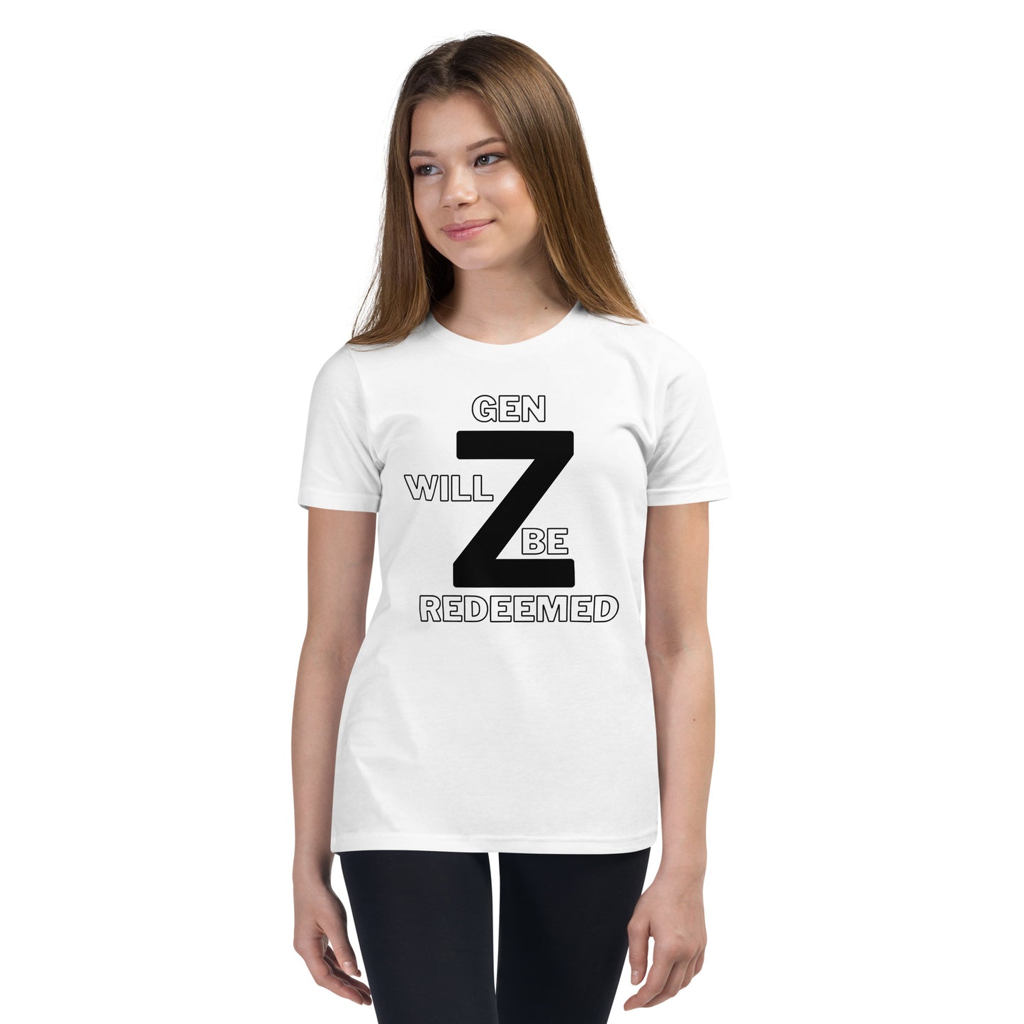Gen Z Will Be Redeemed Youth Short Sleeve T-Shirt - Upward Focus
