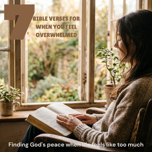 7 Bible Verses for When You Feel Overwhelmed