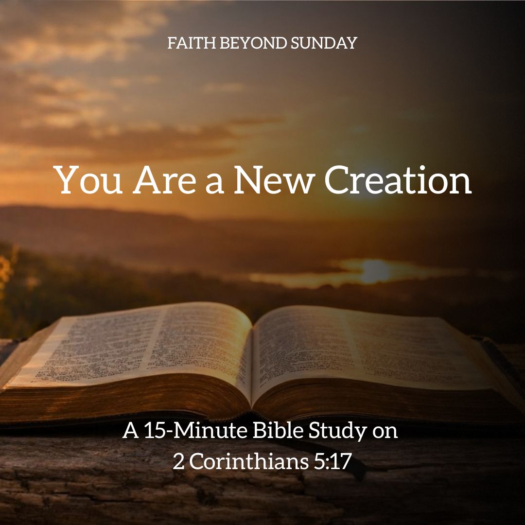 You Are a New Creation