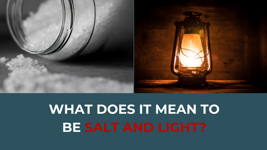 Jesus said to be salt and light