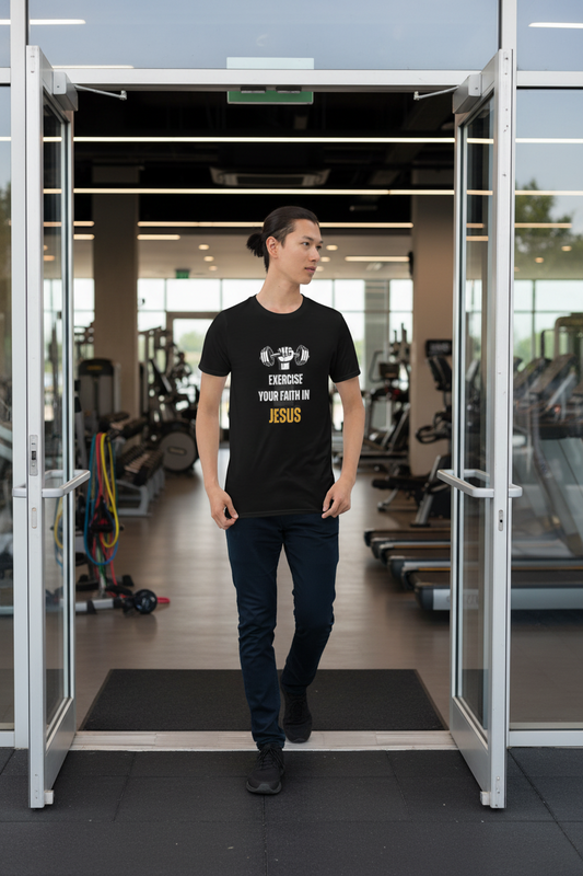 Exercise Your Faith in Jesus Short-Sleeve Unisex T-Shirt