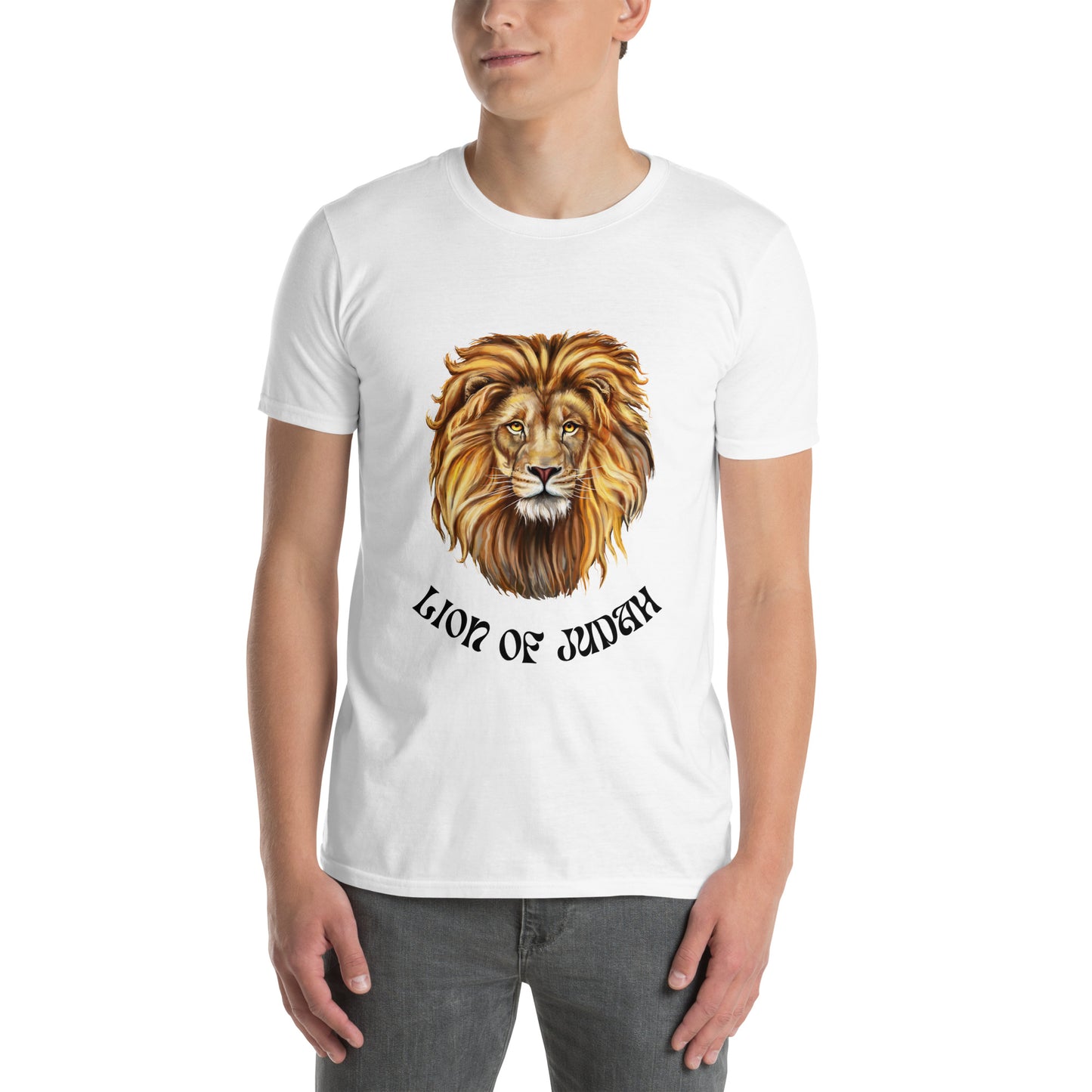 Lion of Judah T-Shirt Christian Clothing Upward Focus