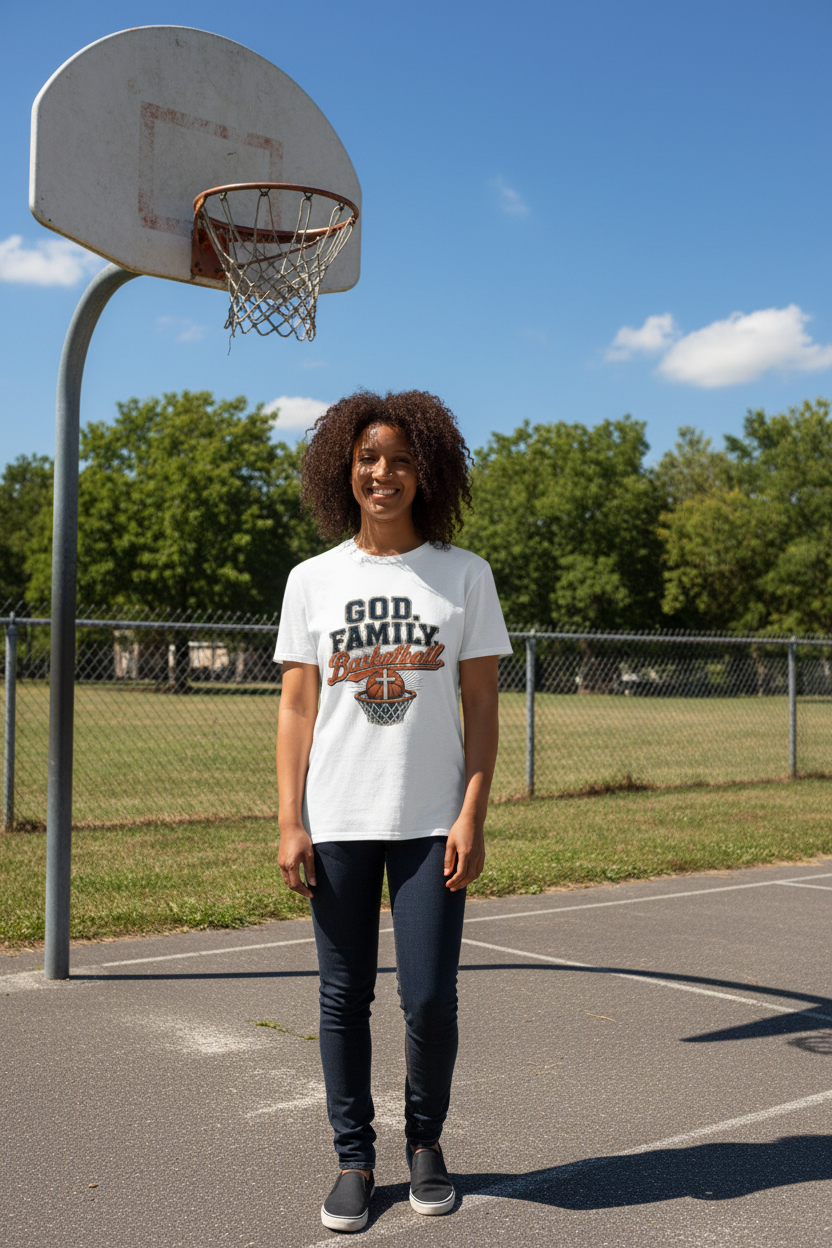 God Family Basketball Short-Sleeve Unisex T-Shirt