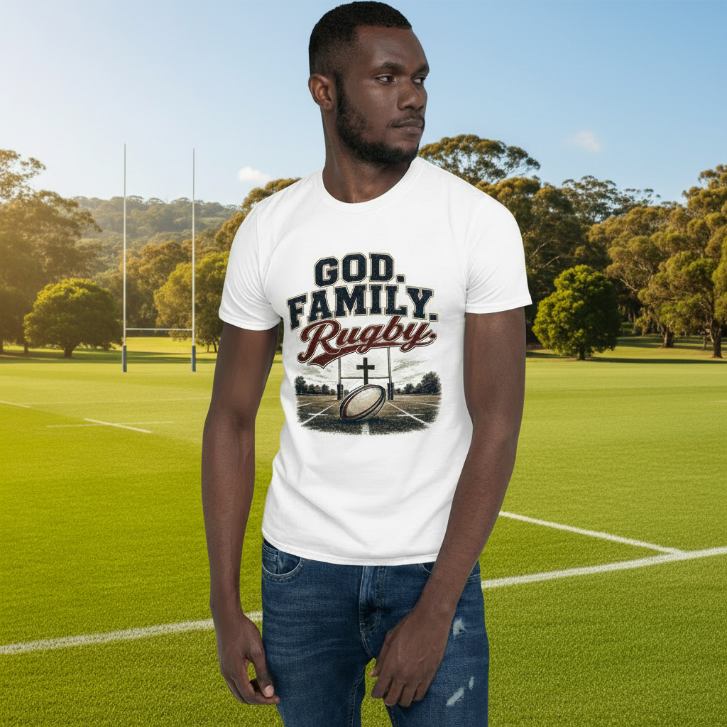God Family Rugby Short-Sleeve Unisex T-Shirt