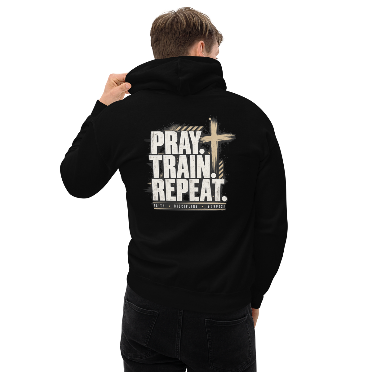Pray train Repeat Unisex Hoodie