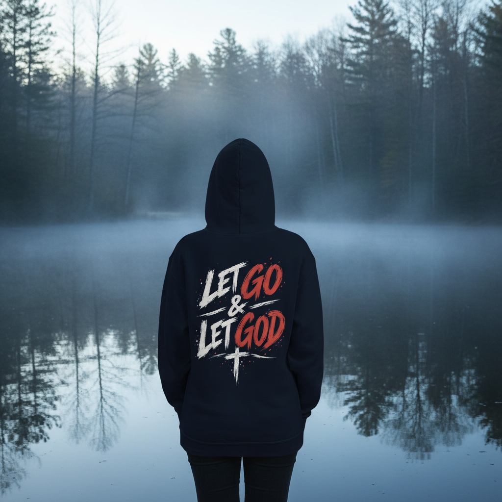 Let Go and Let God Christian Hoodie